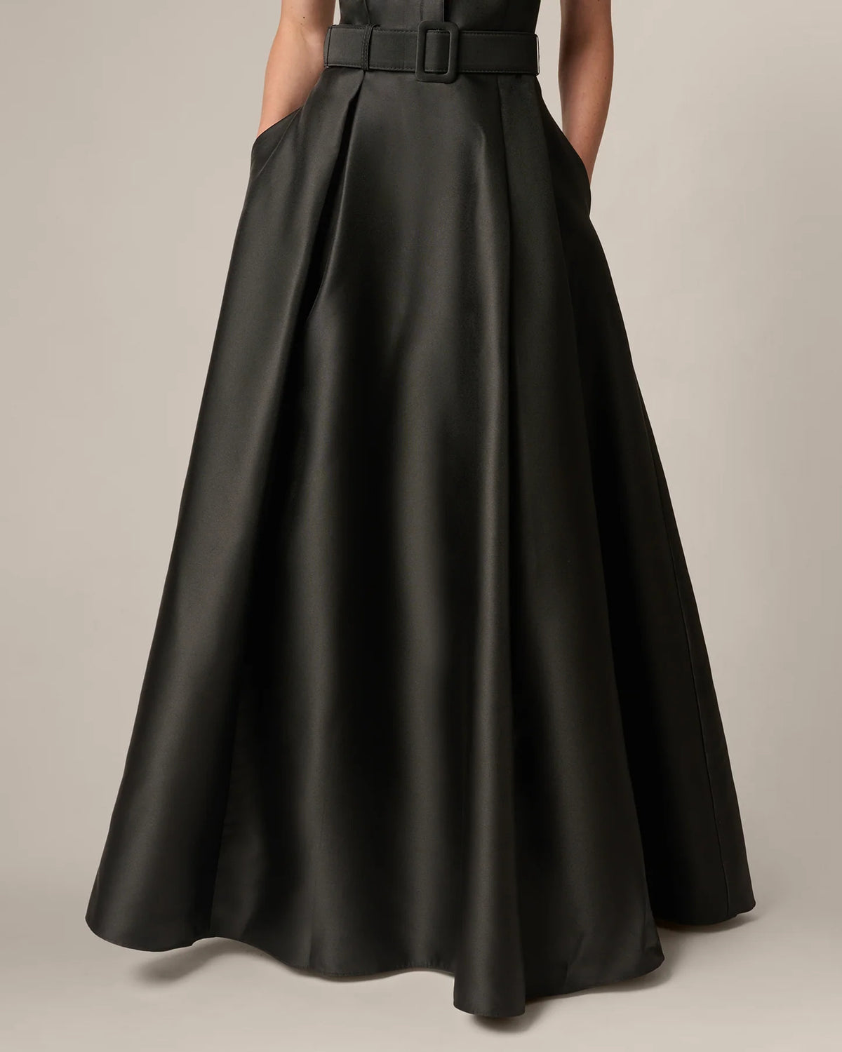 spaghetti strap a-line maxi mother of the bride dress - image 3