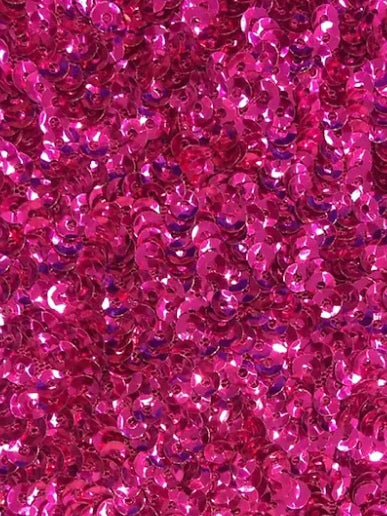 Fuchsia floor-length prom dress, back view showing the rear of the dress from another angle