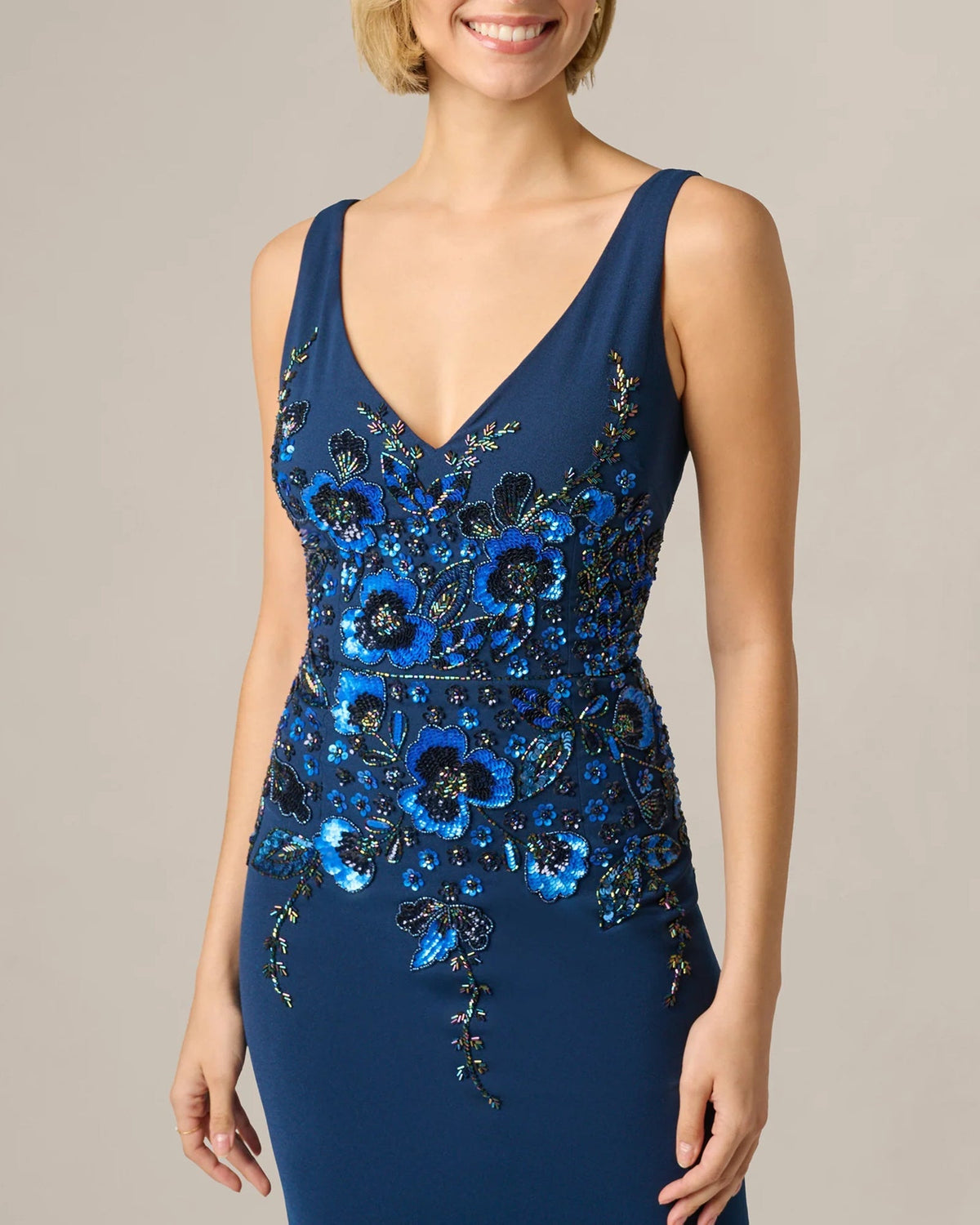a-line maxi mother of the bride dress - image 3
