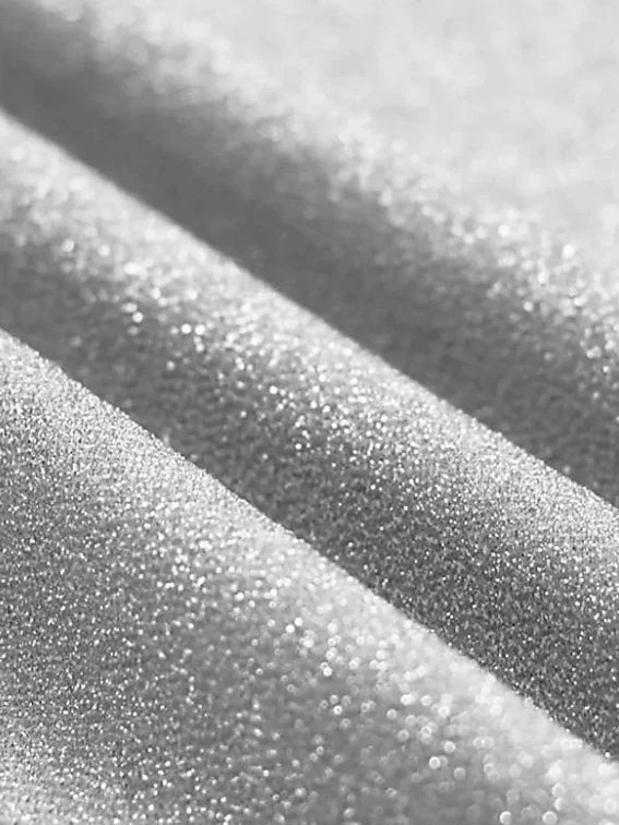Silver mermaid floor-length formal dress with sequins, alternate view
