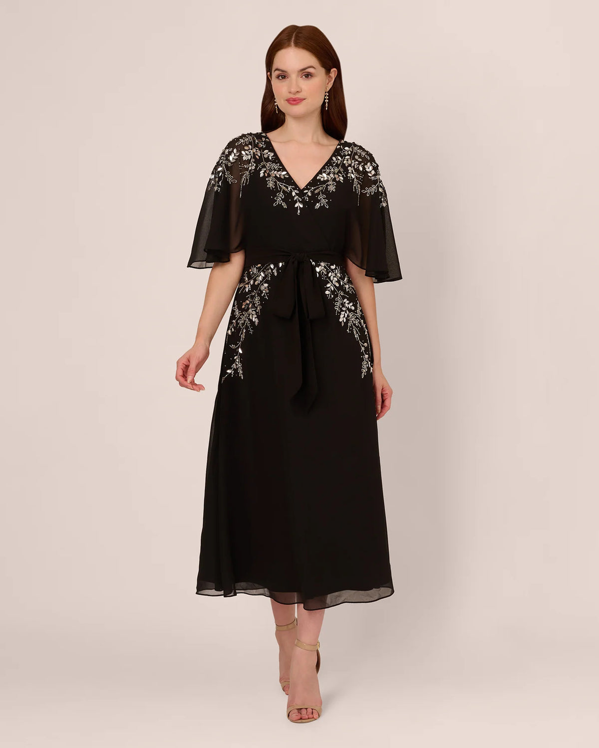 v neck mermaid ankle-length mother of the bride dress - image 3