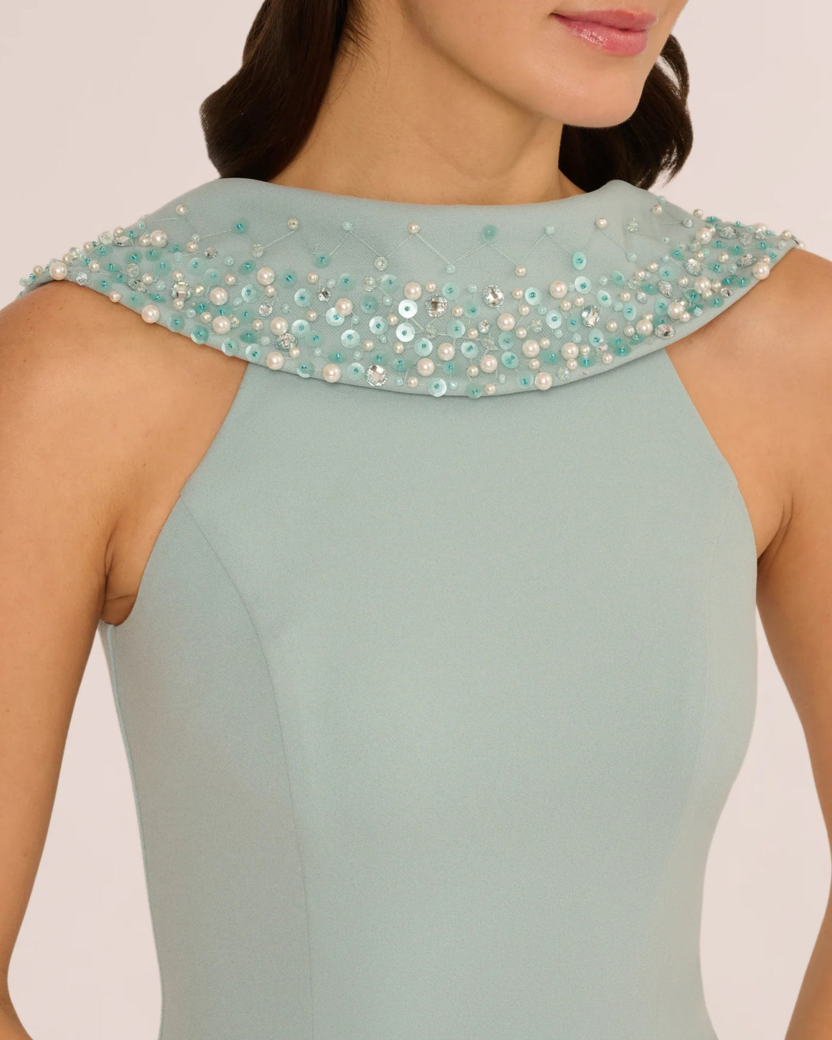 sheath maxi mother of the bride dress - image 3