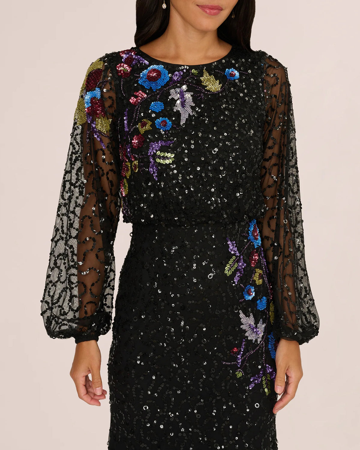 a-line maxi mother of the bride dress - image 3