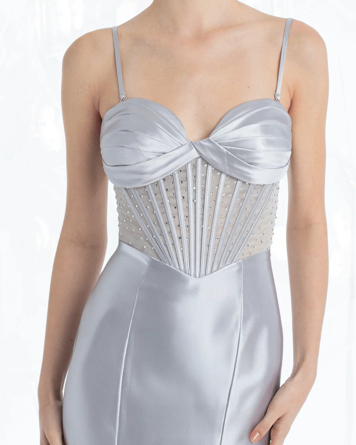 sweetheart trumpet maxi prom dress - image 3