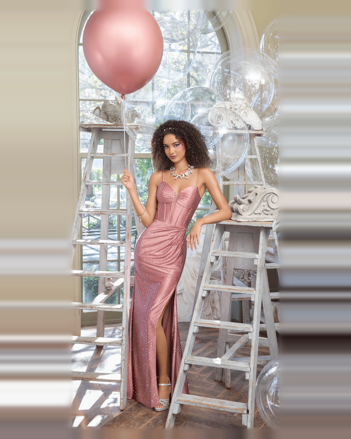 trumpet maxi prom dress - image 3