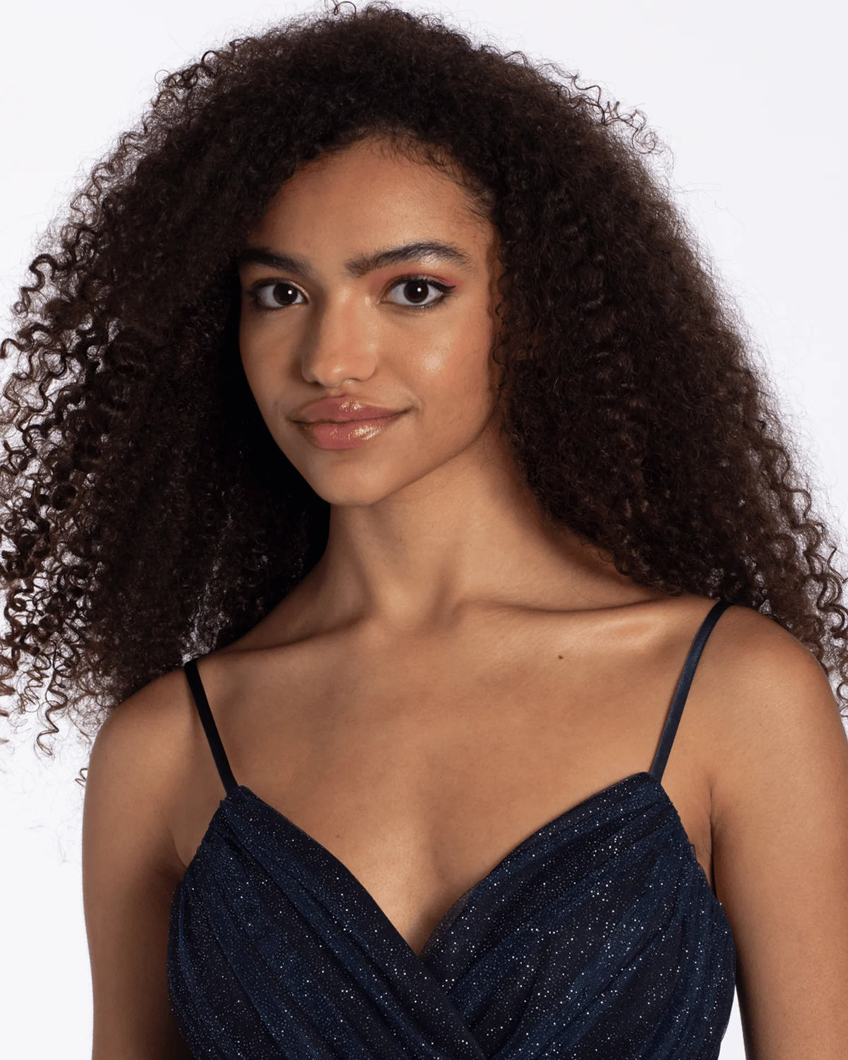 spaghetti strap fit-and-flare maxi homecoming dress - image 3