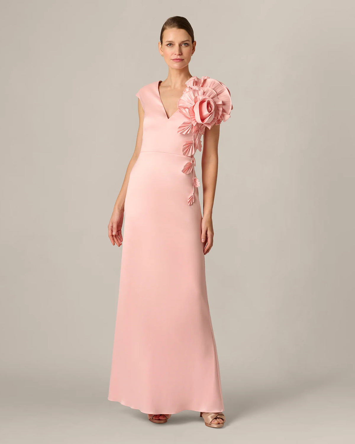 a-line maxi mother of the bride dress - image 3