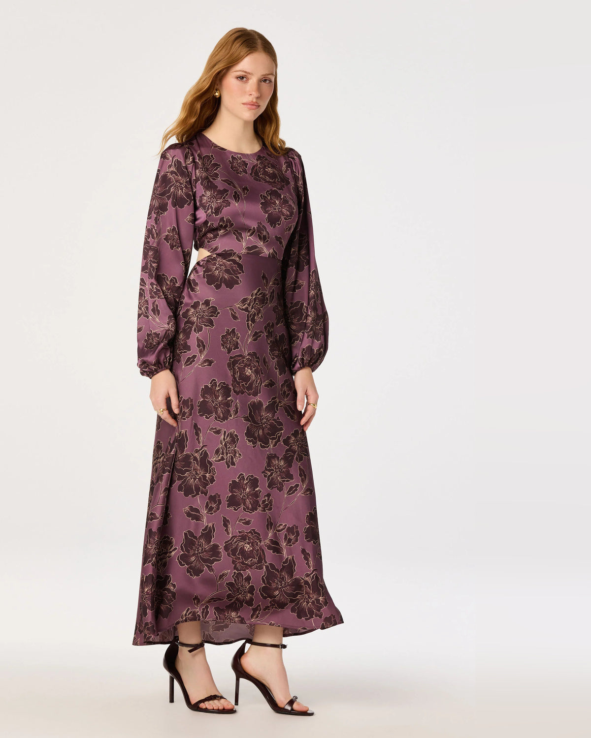 spaghetti strap a-line maxi formal dress - image 3