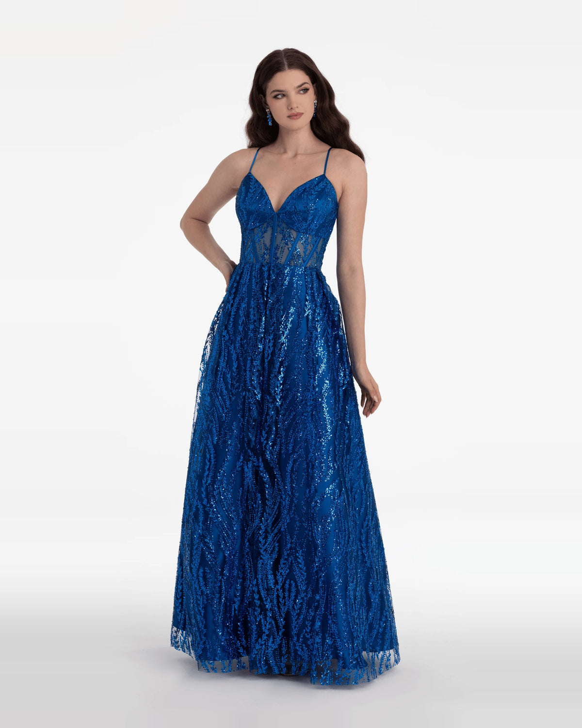 sweetheart ball-gown floor-length prom dress - image 3