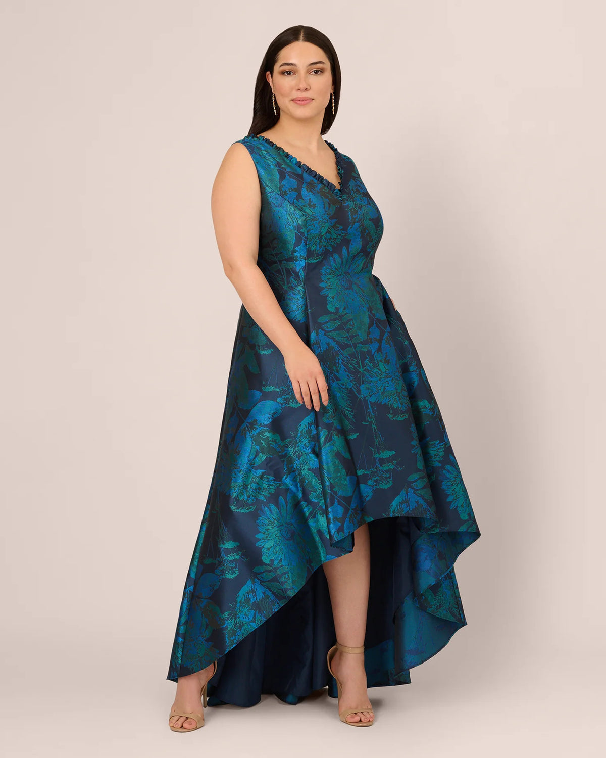 a-line maxi mother of the bride dress - image 3