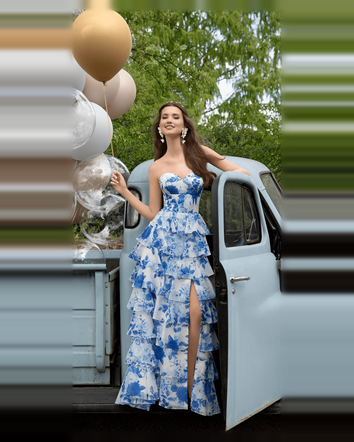 sweetheart ball-gown floor-length prom dress - image 3
