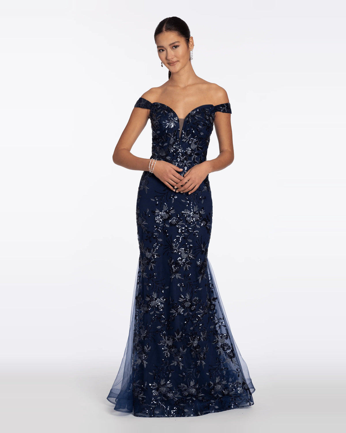 sweetheart mermaid maxi prom dress - image 3
