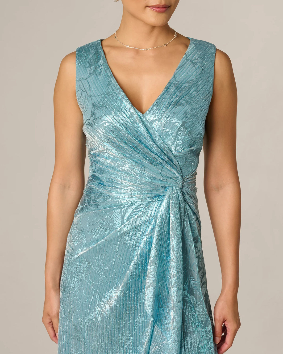 a-line maxi mother of the bride dress - image 3
