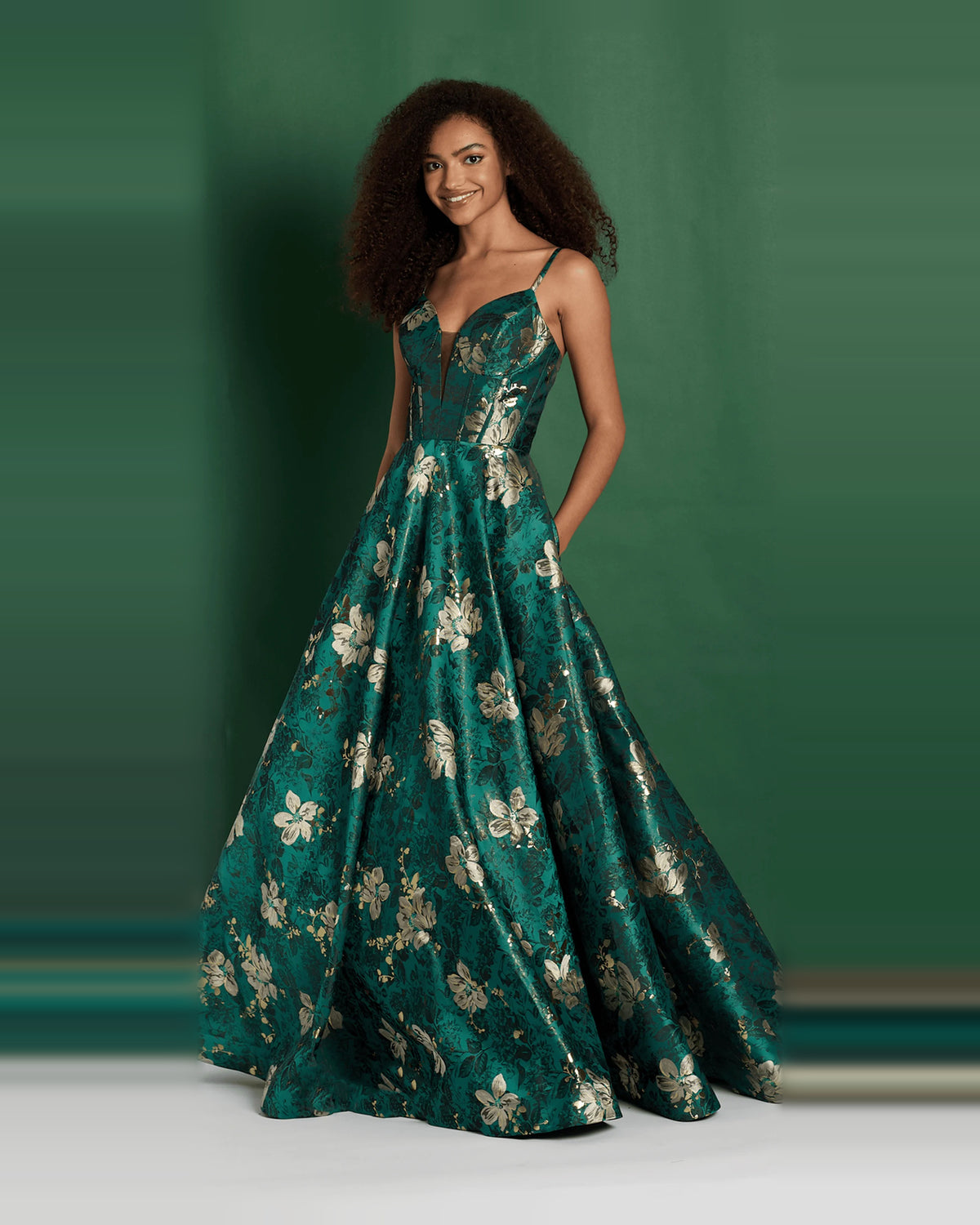 sweetheart a-line maxi prom dress - image 3