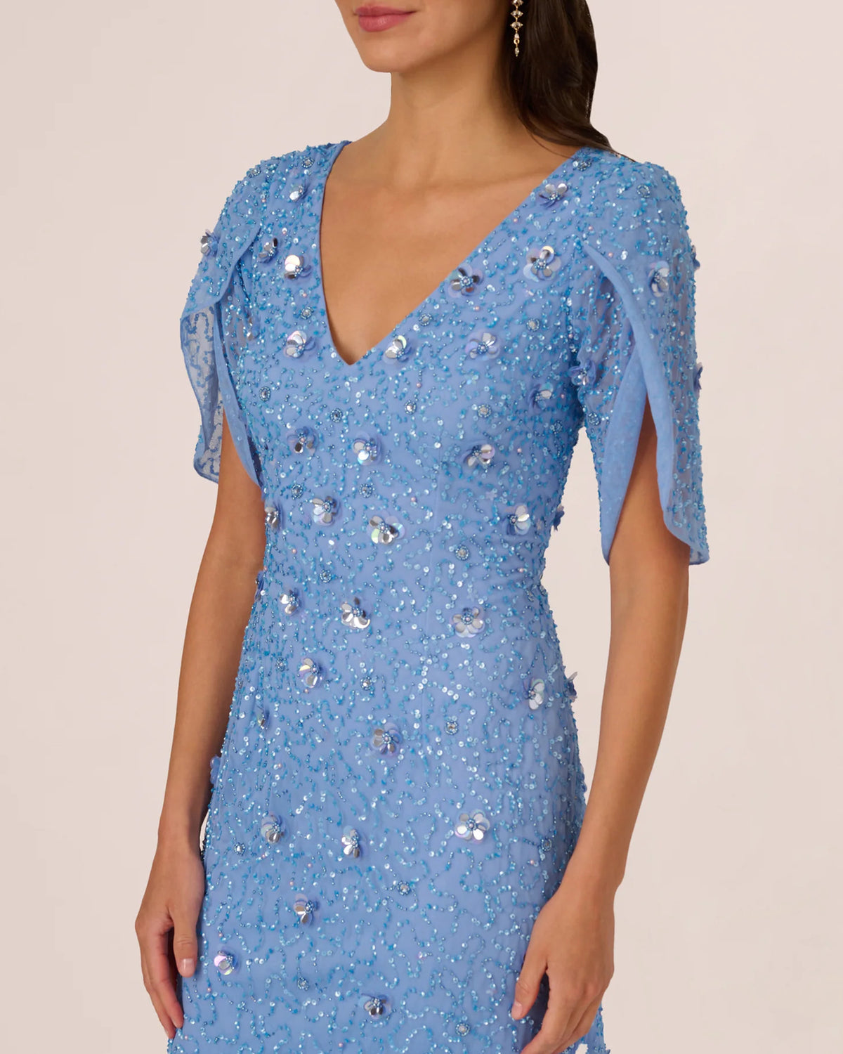 mermaid maxi mother of the bride dress - image 3