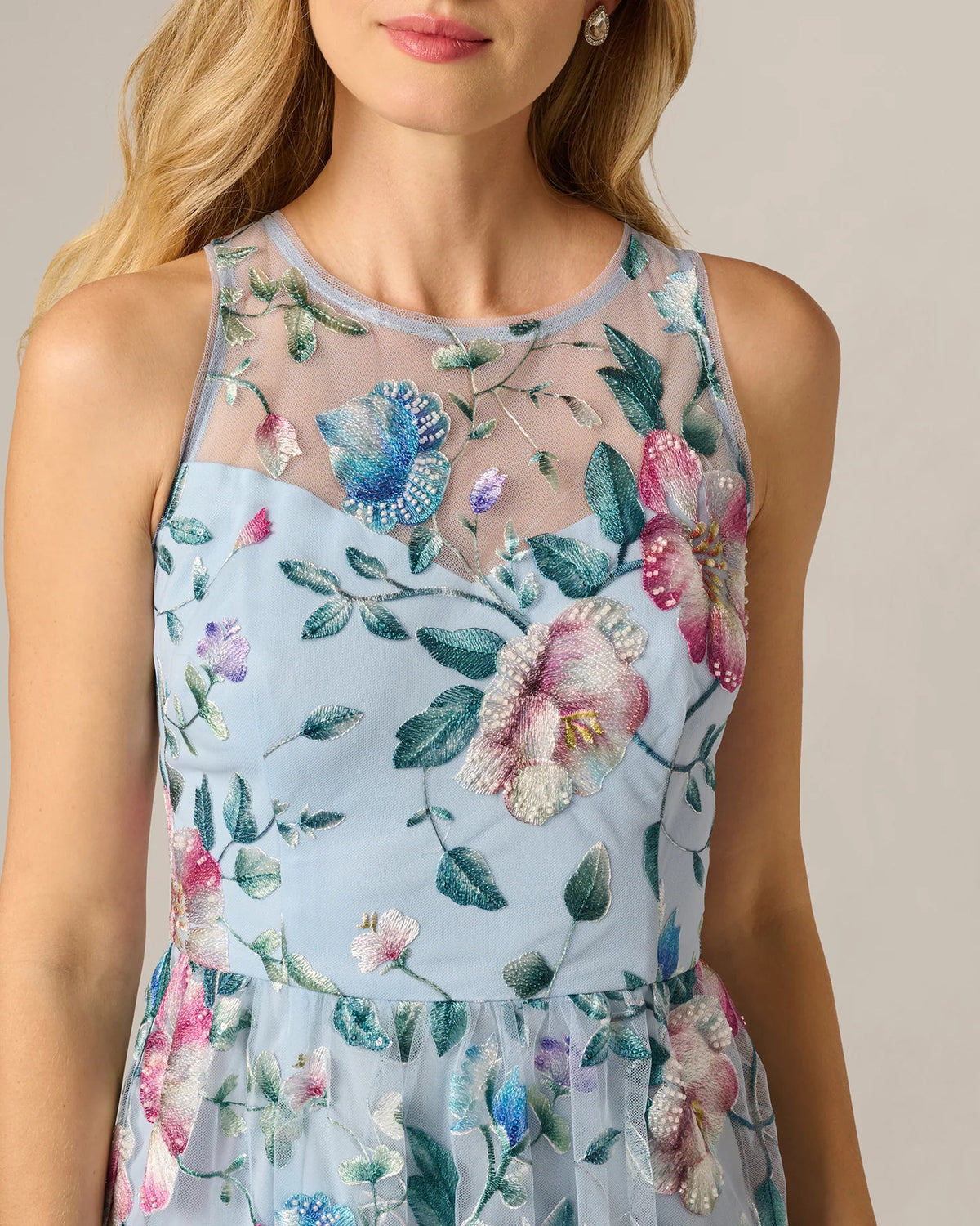 a-line midi mother of the bride dress - image 3