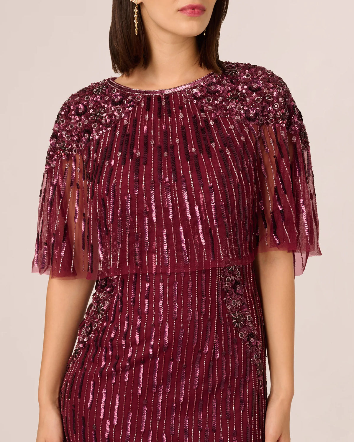 sheath maxi mother of the bride dress - image 3