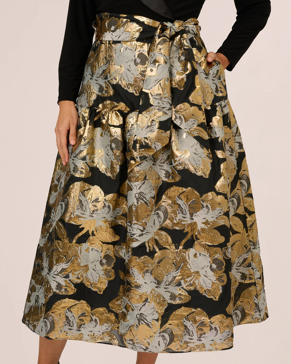 a-line maxi mother of the bride dress - image 3