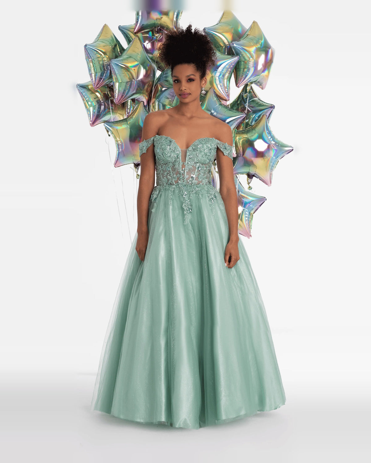 sweetheart ball-gown floor-length prom dress - image 3