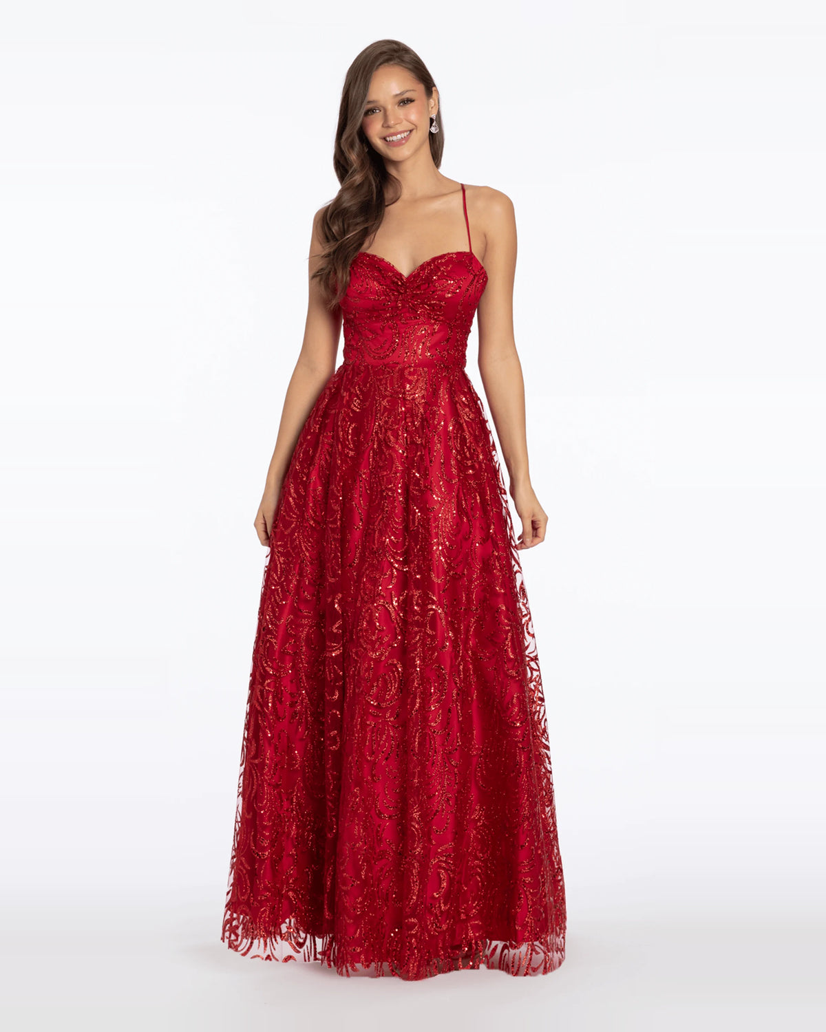 sweetheart ball-gown maxi prom dress - image 3