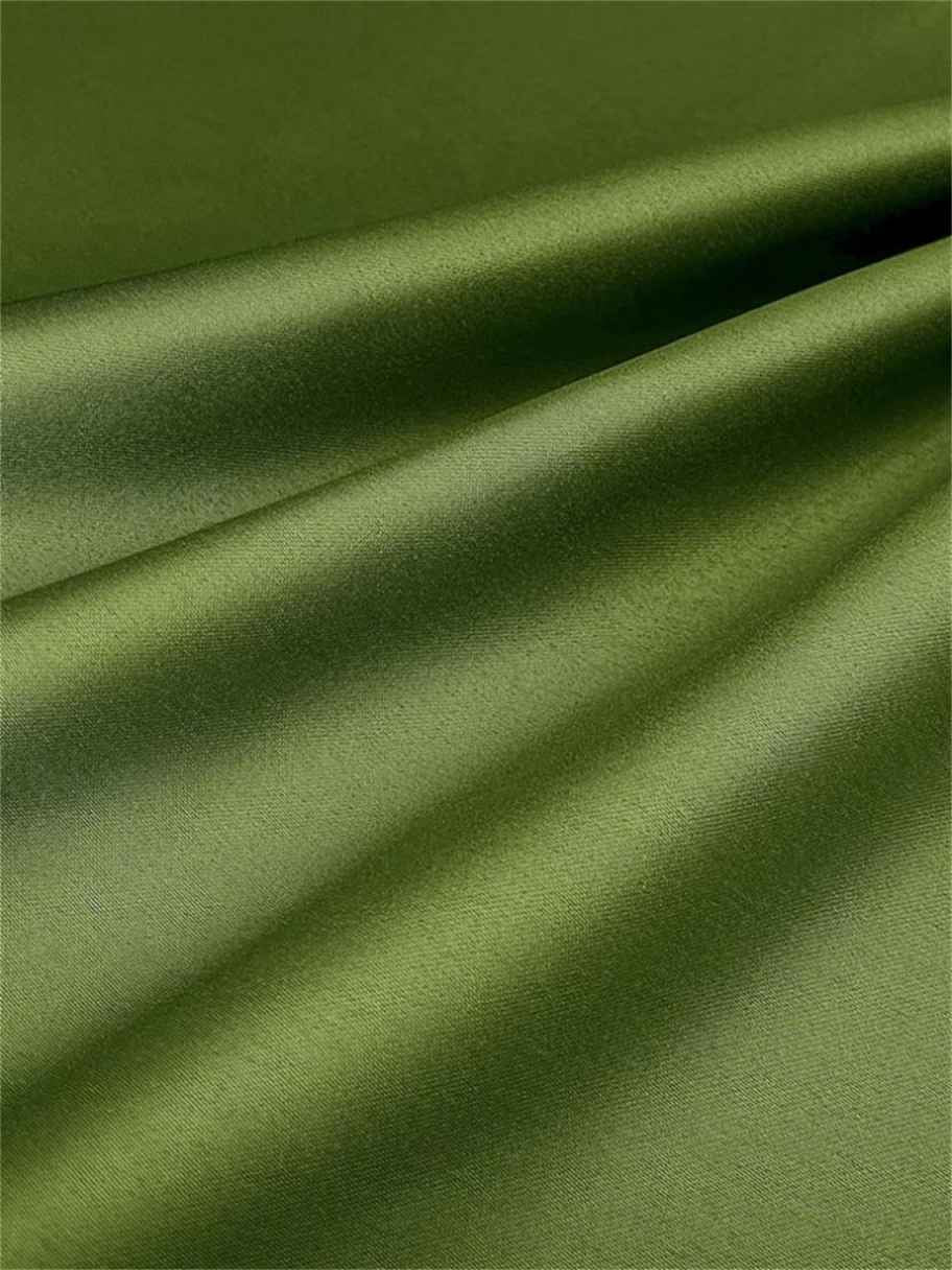 Sage Green a-line floor-length formal dress with embroidery, alternate view