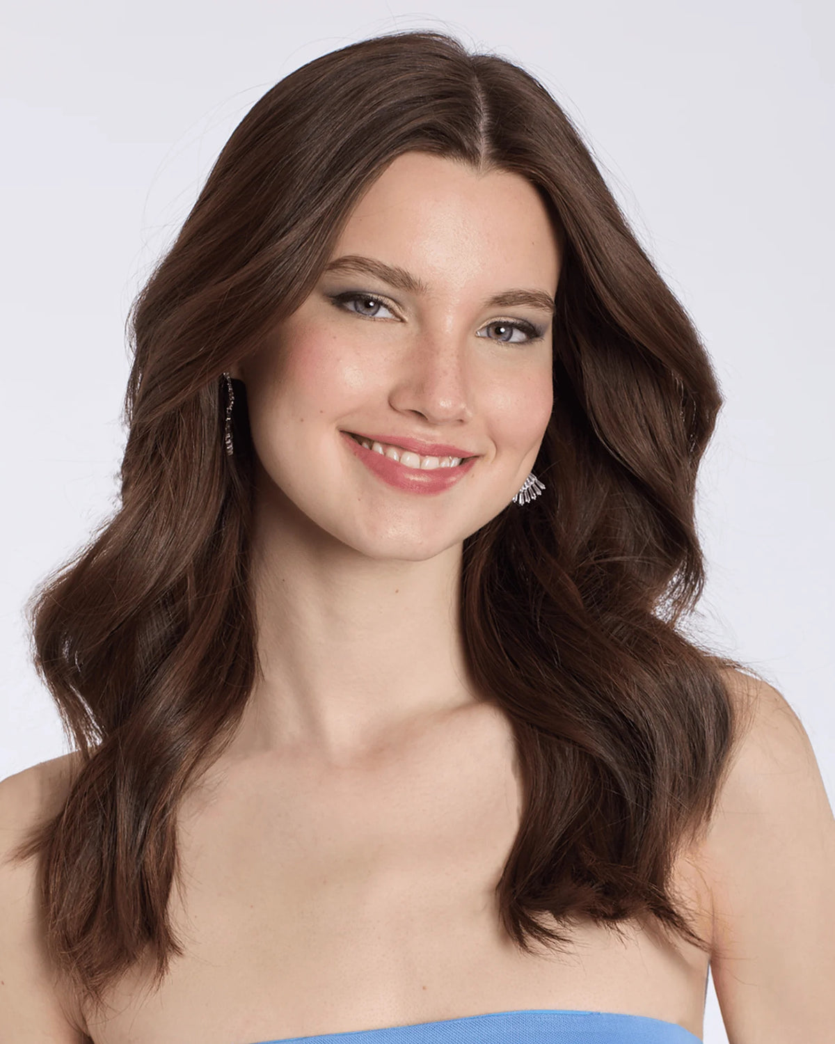 strapless sheath maxi homecoming dress - image 3