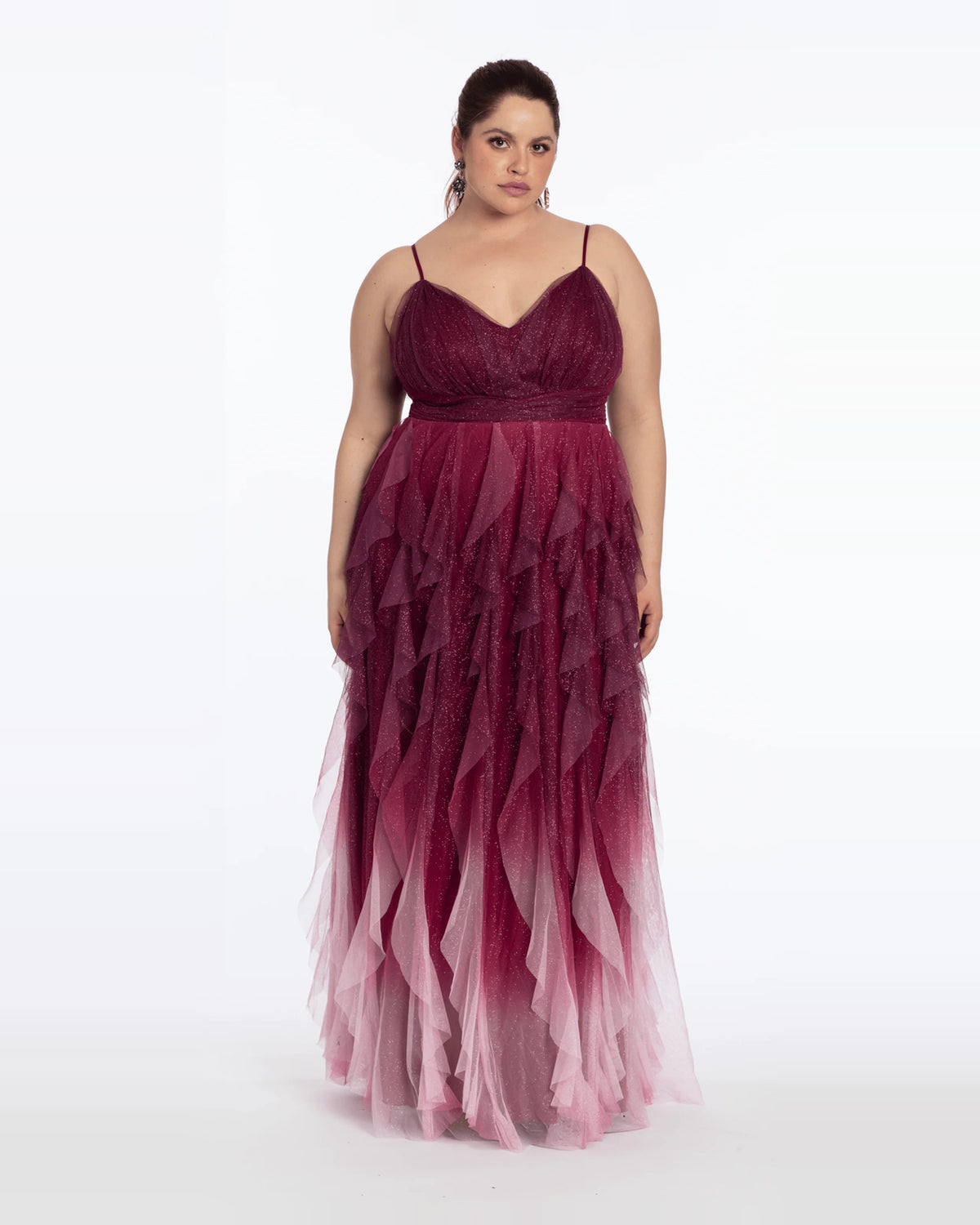 v neck ball-gown floor-length prom dress - image 3