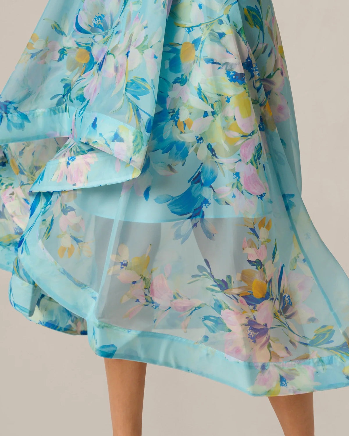 off-shoulder a-line midi mother of the bride dress - image 4