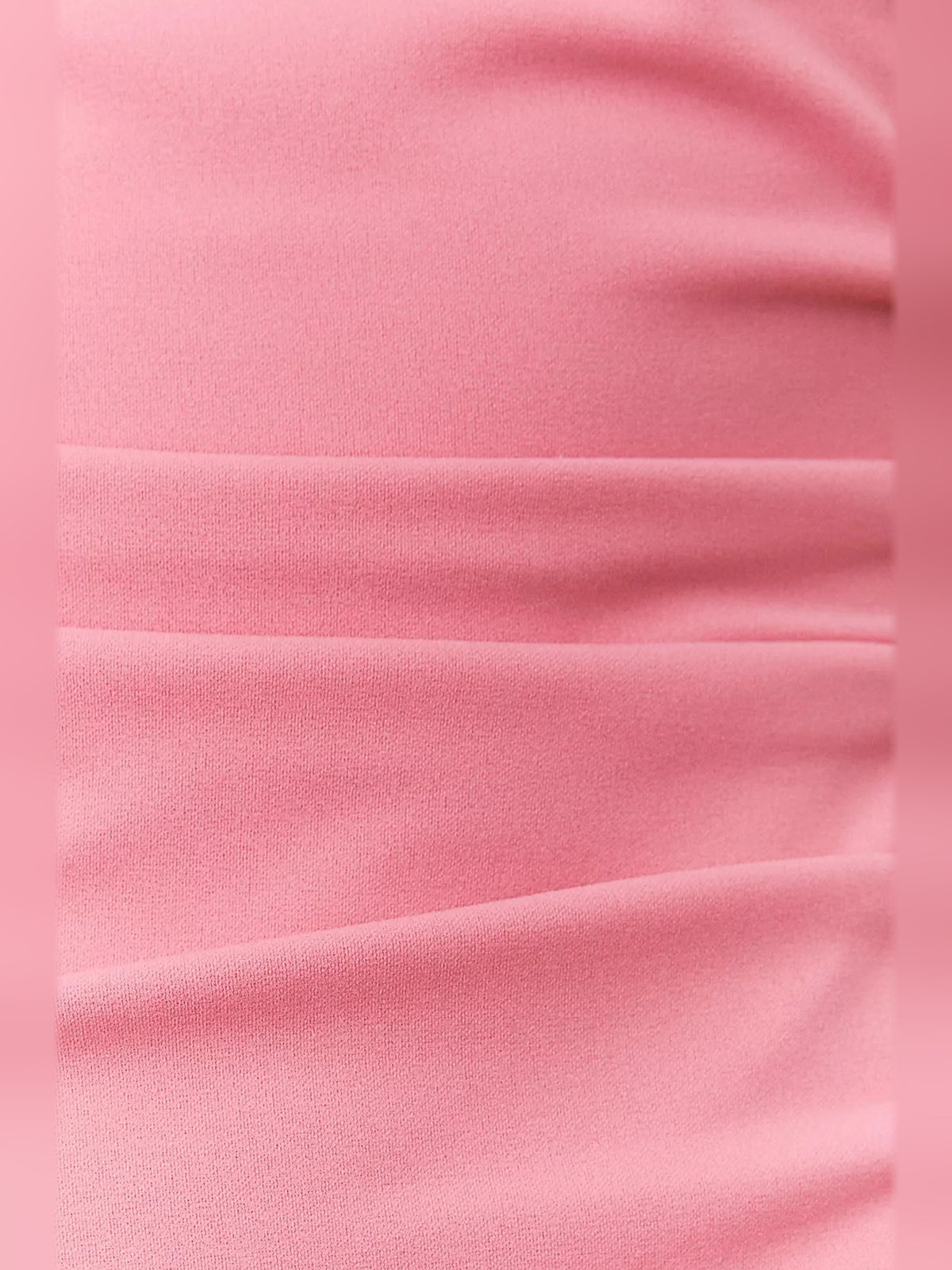 Pink mini homecoming dress, alternate view showing the overall dress design