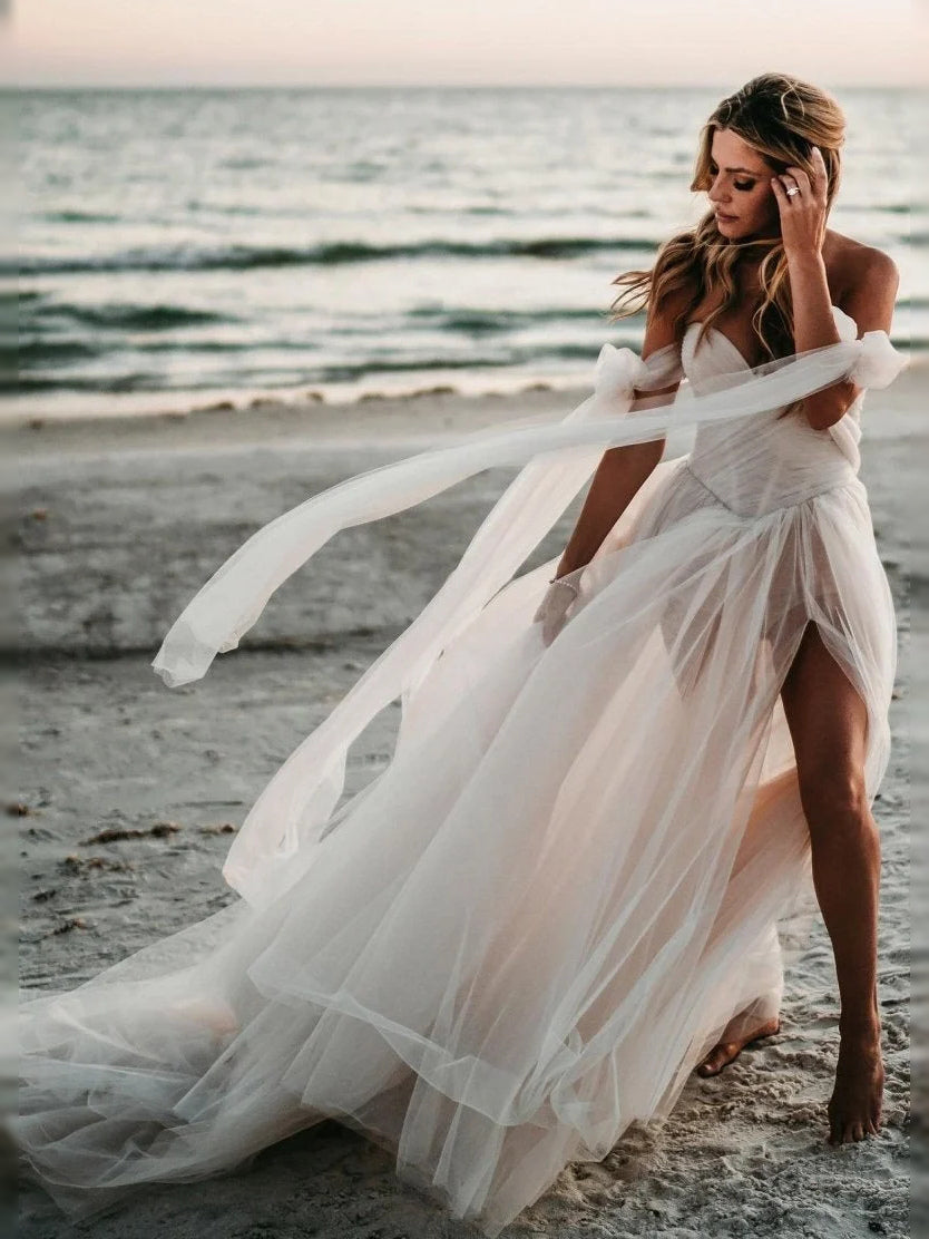 Champagne floor-length prom dress, alternate view showing the overall dress design