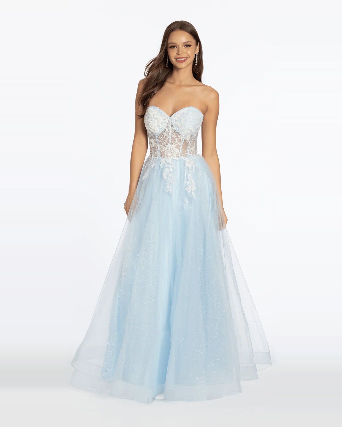 strapless ball-gown floor-length prom dress - image 4