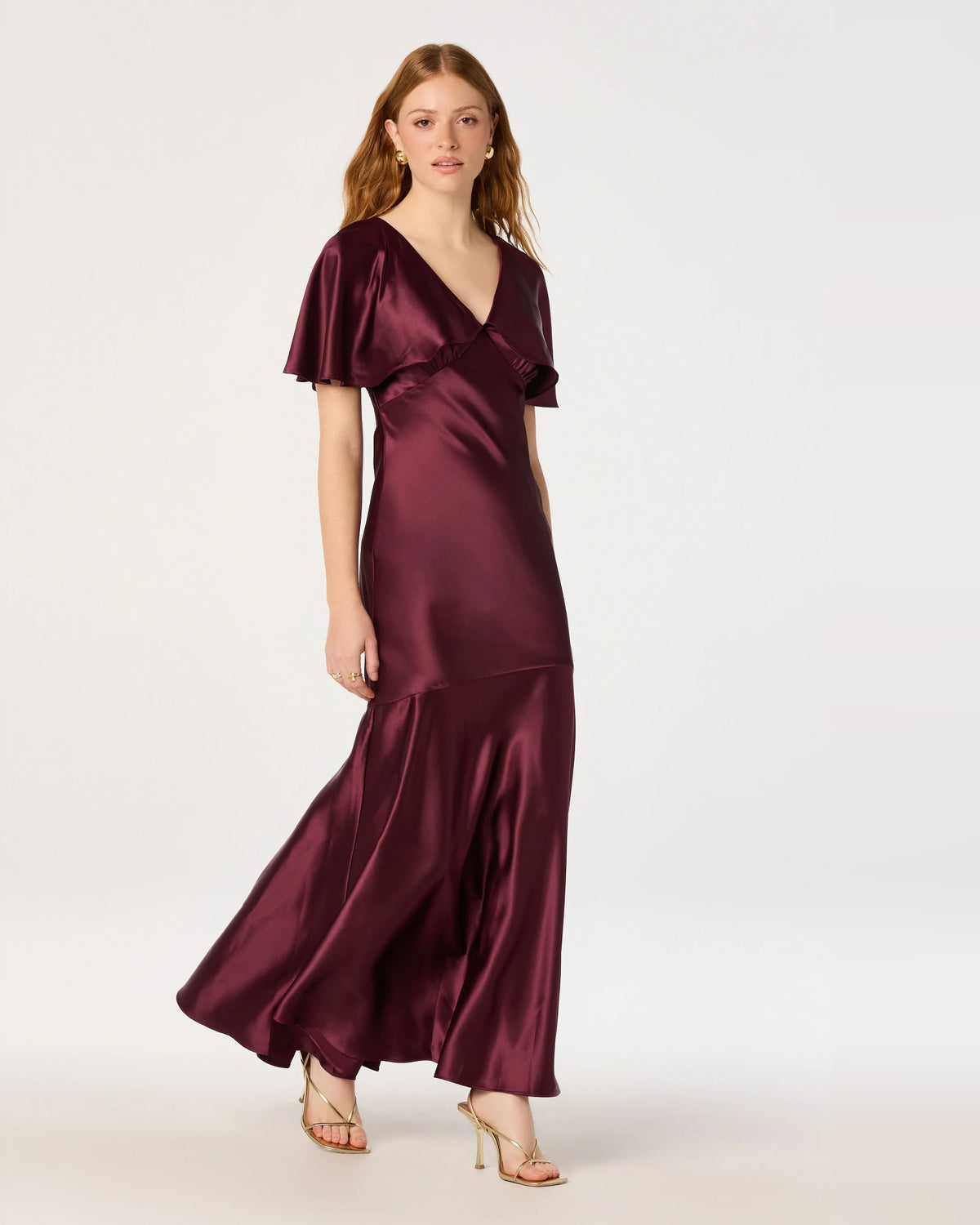 spaghetti strap a-line maxi formal dress - image 4