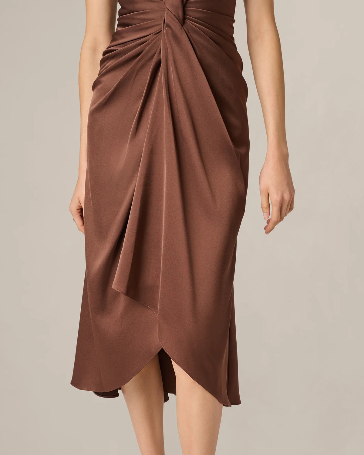 a-line midi mother of the bride dress - image 4