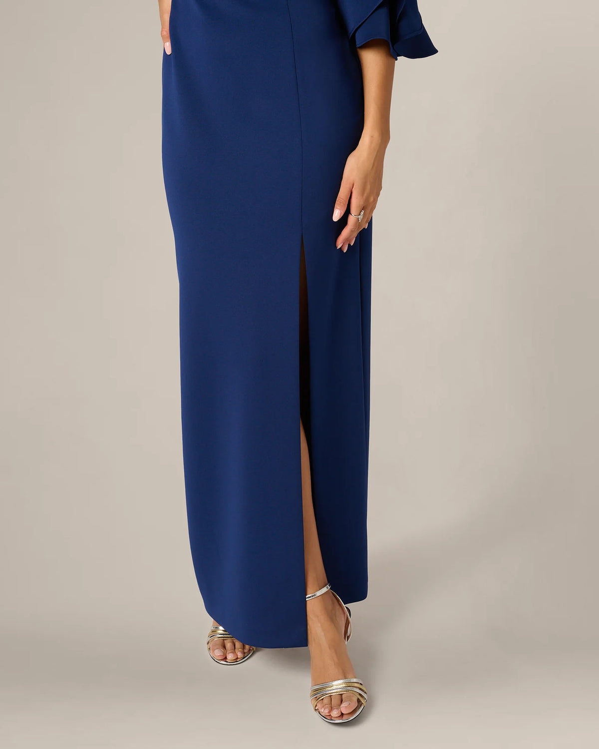 sheath maxi mother of the bride dress - image 4