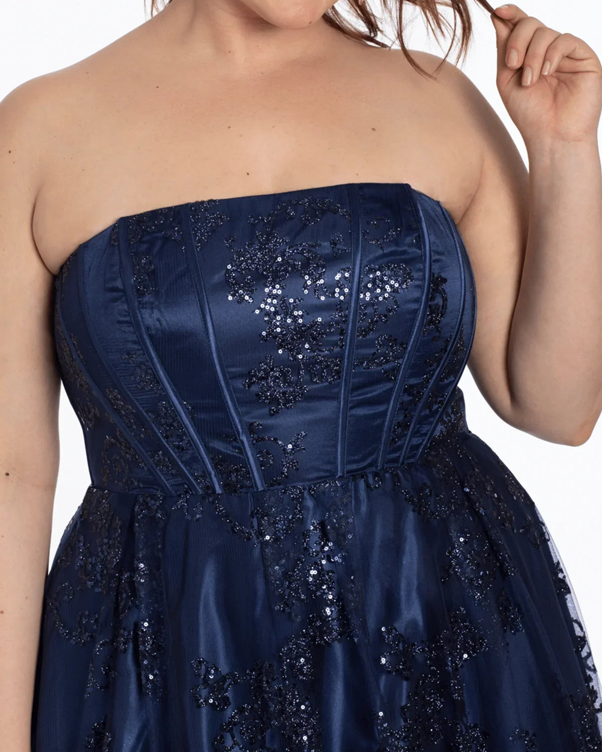 strapless ball-gown floor-length prom dress - image 4