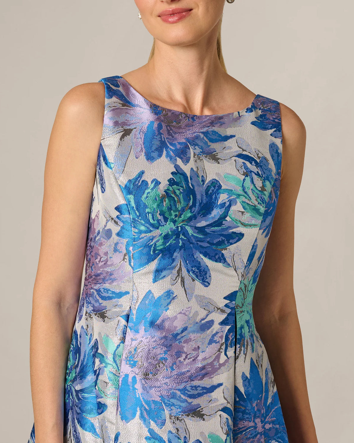 fit-and-flare maxi mother of the bride dress - image 4