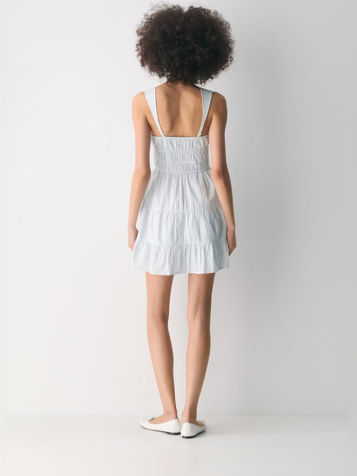 Orange mini homecoming dress, alternate view showing the overall dress design