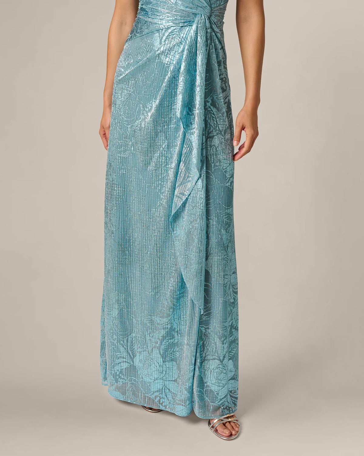 a-line maxi mother of the bride dress - image 4
