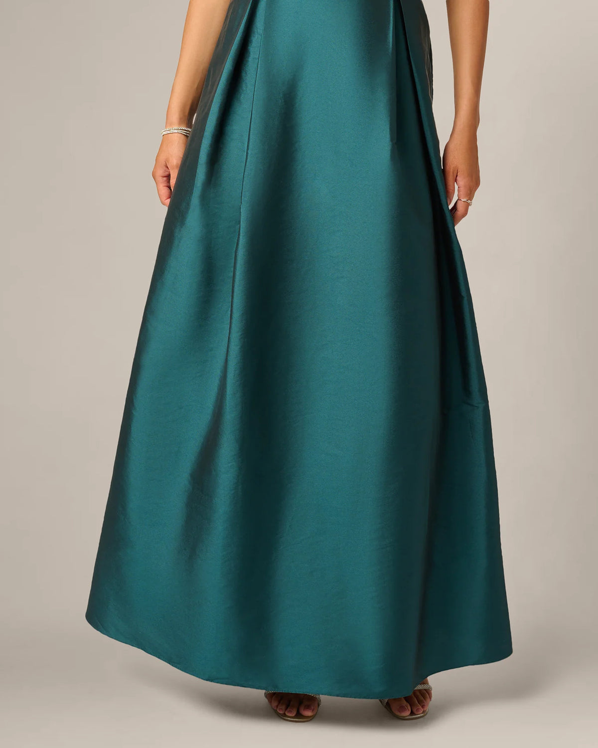 sleeveless a-line maxi mother of the bride dress - image 4