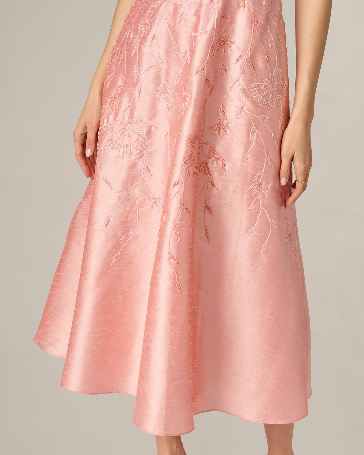 a-line midi mother of the bride dress - image 4