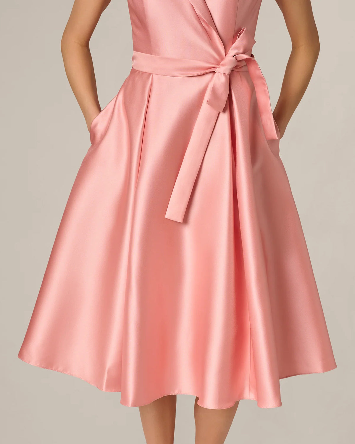 a-line midi mother of the bride dress - image 4