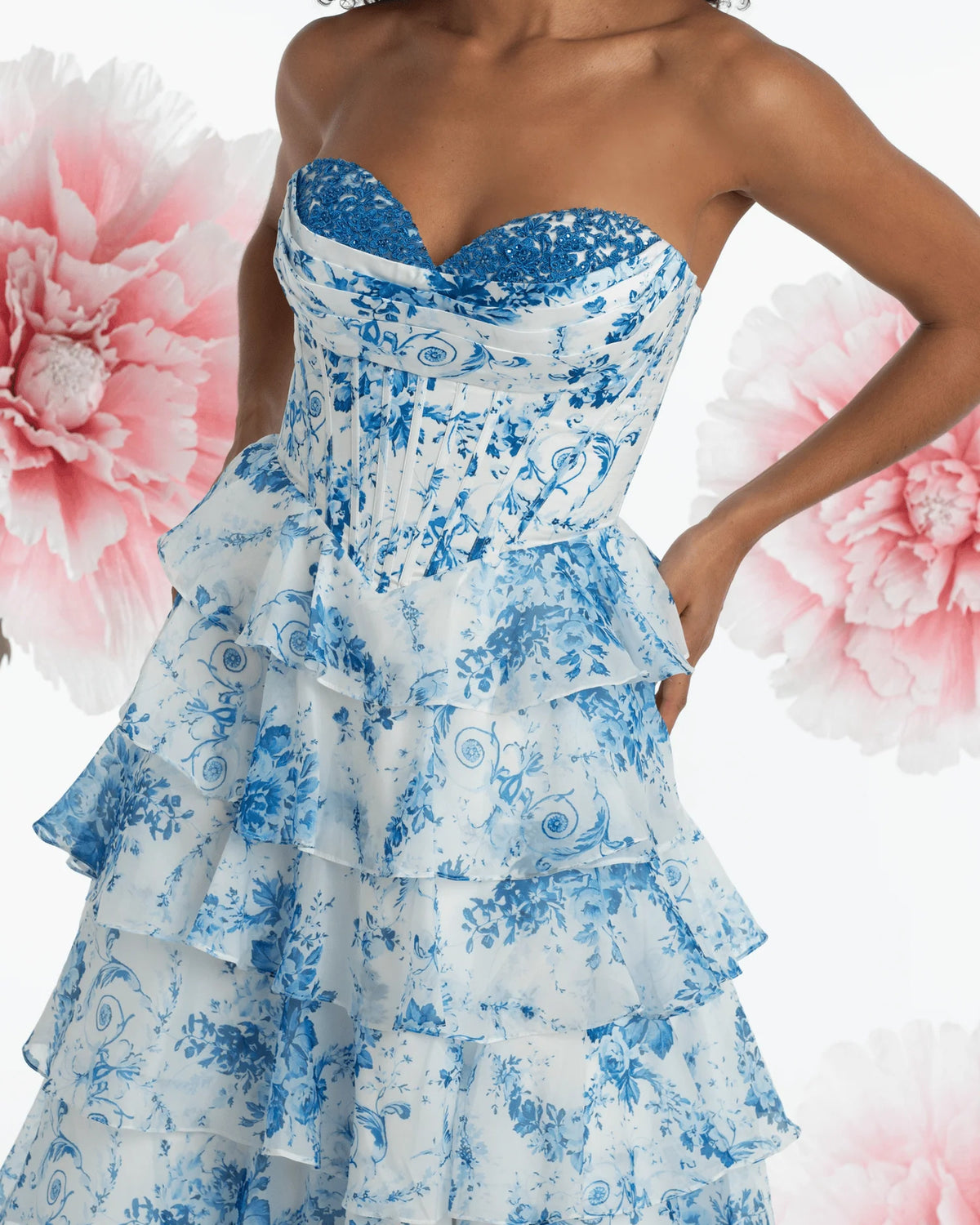 strapless ball-gown floor-length prom dress - image 4