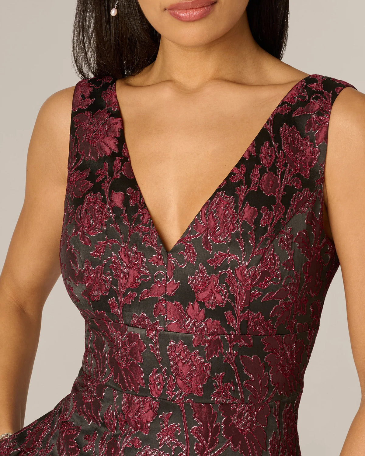 a-line midi mother of the bride dress - image 4