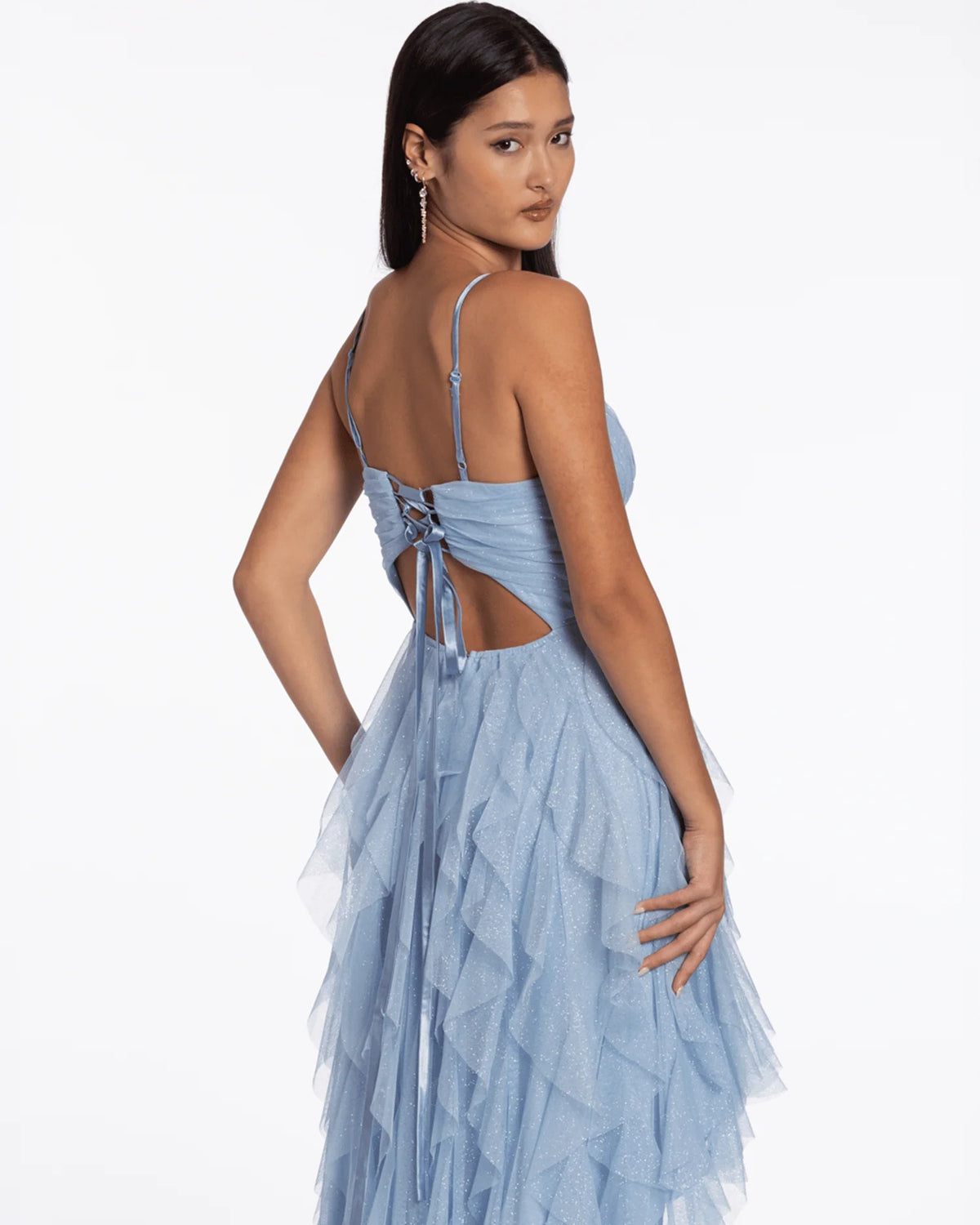sweetheart a-line maxi homecoming dress - image 4