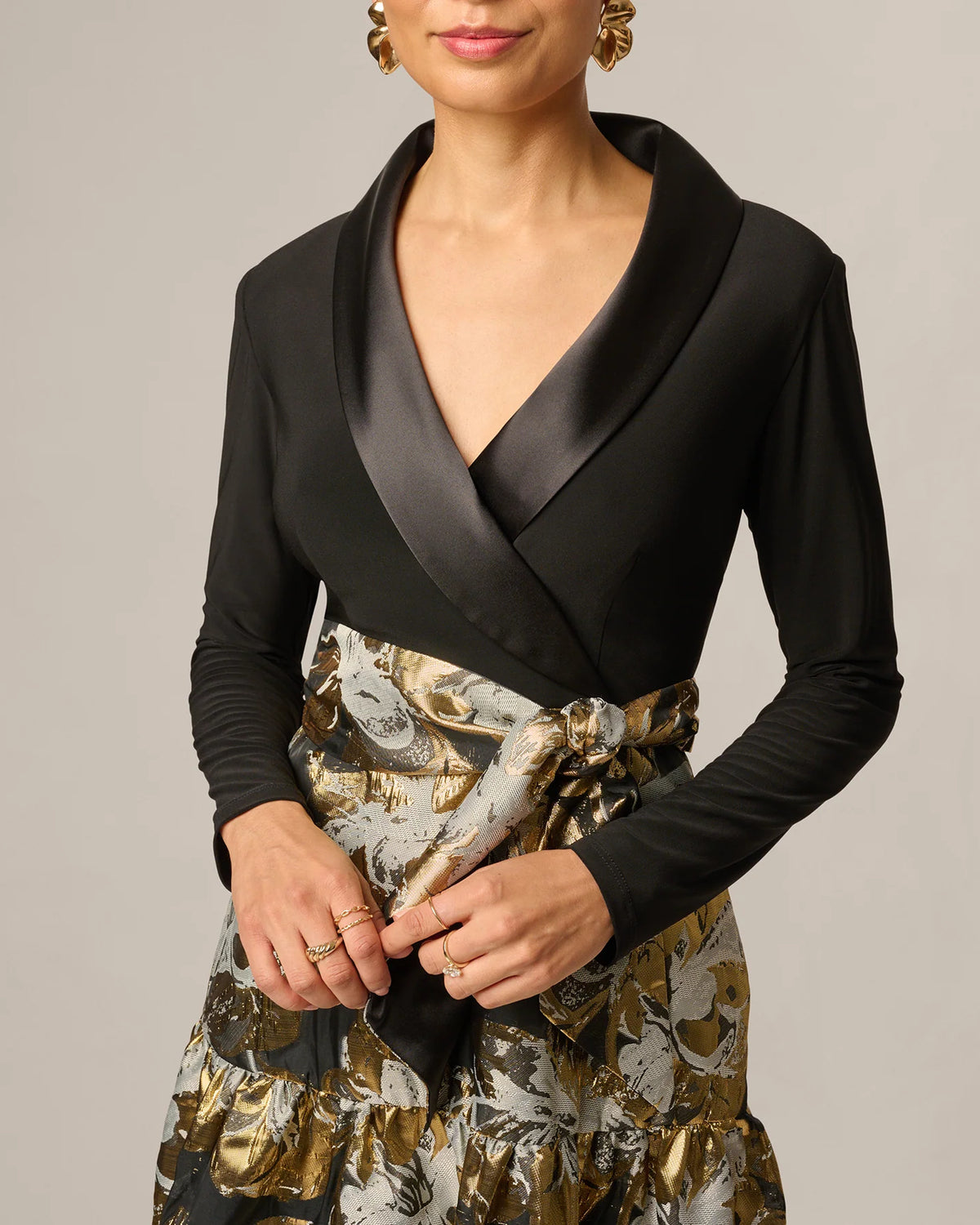 a-line maxi mother of the bride dress - image 4