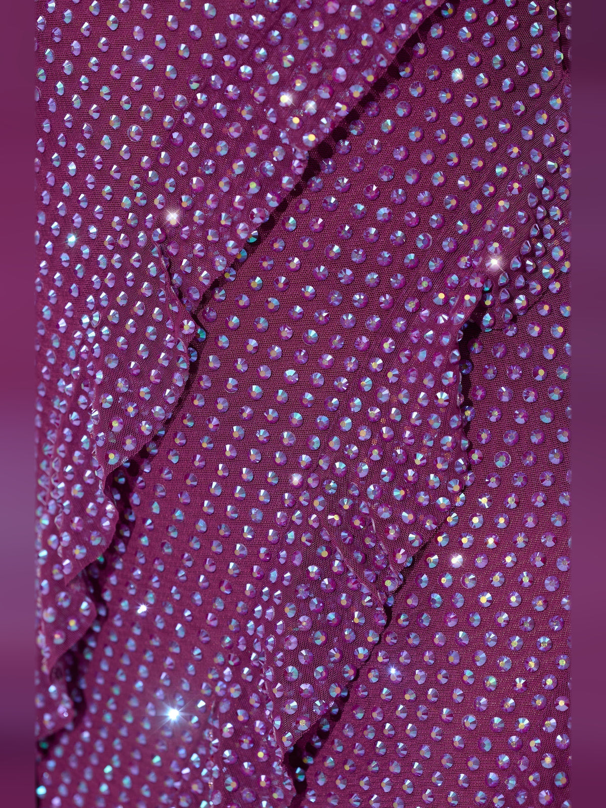 Plum mini homecoming dress, alternate view showing the overall dress design