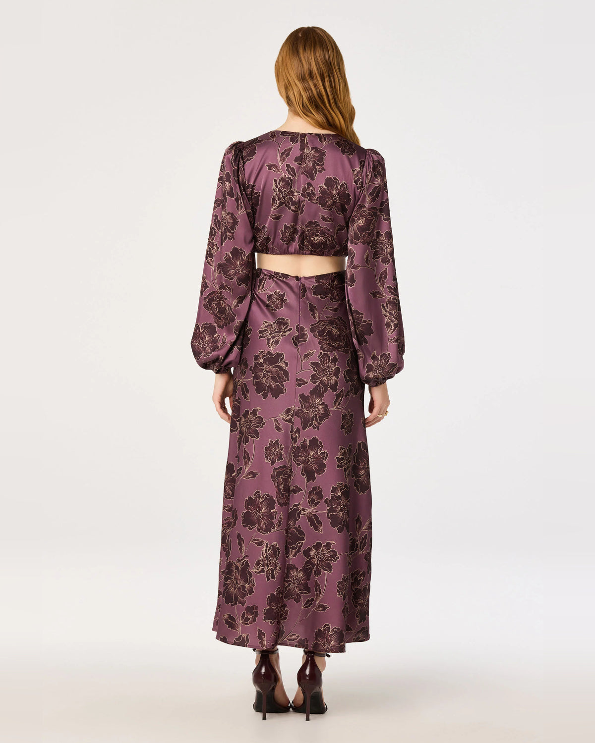 spaghetti strap a-line maxi formal dress - image 4