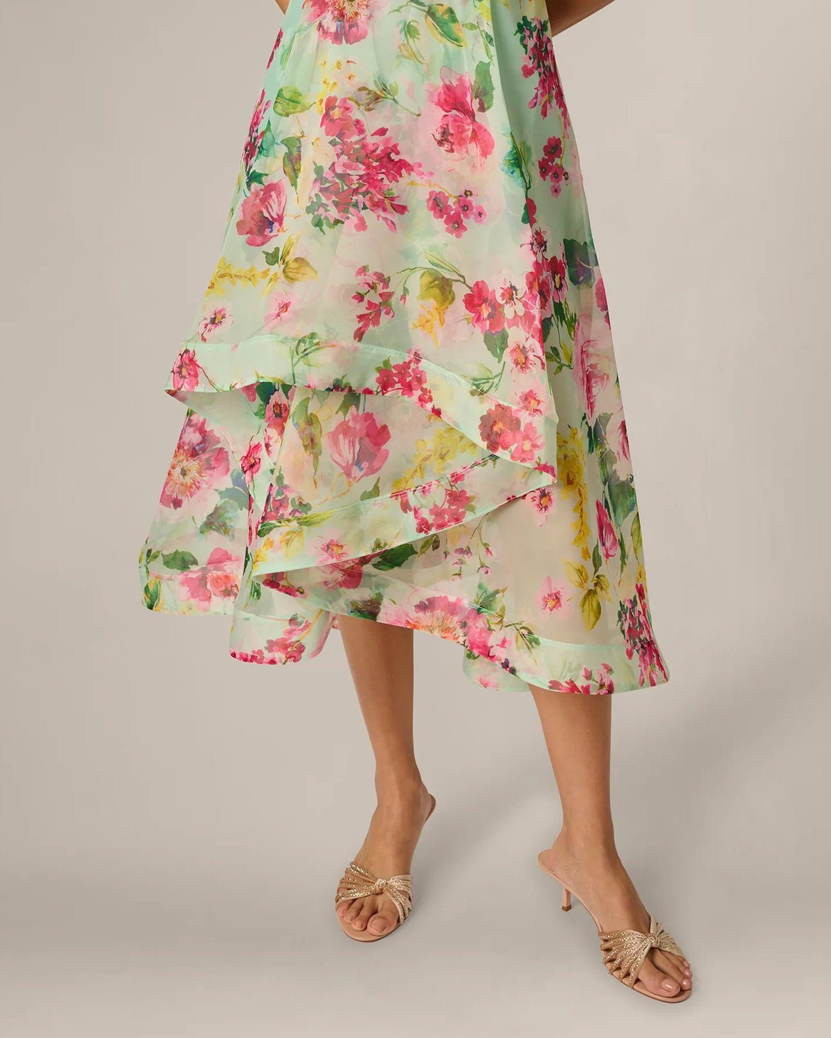 a-line midi mother of the bride dress - image 4