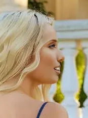 Royal Blue floor-length prom dress, alternate view showing the overall dress design