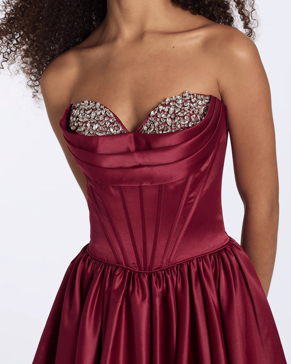 strapless ball-gown floor-length prom dress - image 4